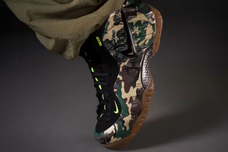 Nike Air Foamposite Pro「Green Camo」将于2026年夏季复刻回归